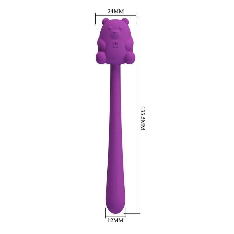 Pretty Love Vibrador Recarregável em Formato de Urso Fofo