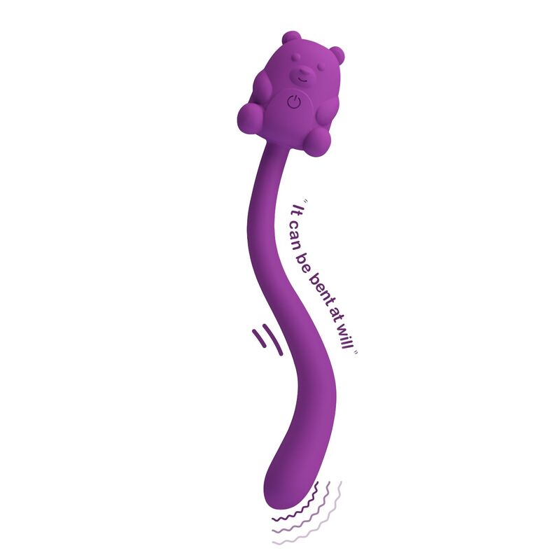 Pretty Love Vibrador Recarregável em Formato de Urso Fofo