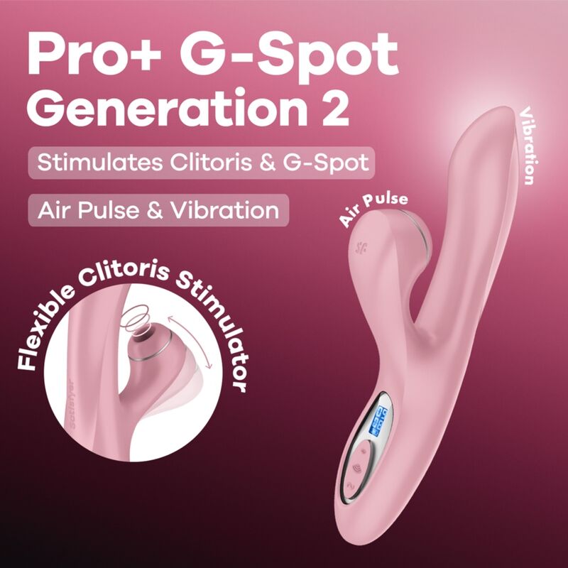 Satisfyer Pro G Spot Coelho Vibrador de Ondas de Pressão
