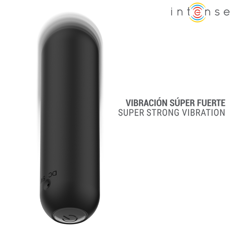 Vibrador Bala com Controlo Remoto INTENSE JUDY Preto Recarregável