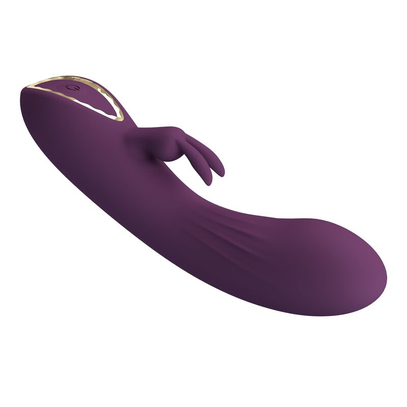 Vibrador Coelho Recarregável com 10 Funções Landyn Roxo | Pretty Love