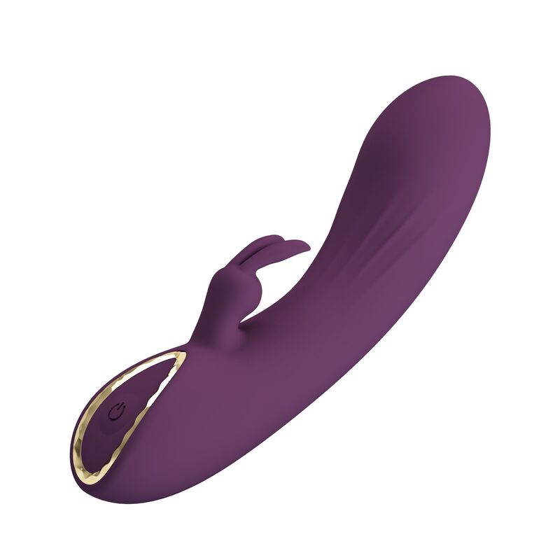 Vibrador Coelho Recarregável com 10 Funções Landyn Roxo | Pretty Love