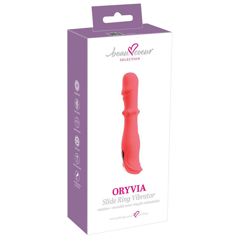 Vibrador com Anel Rotativo e Estimulação Oryvia | beau cœur