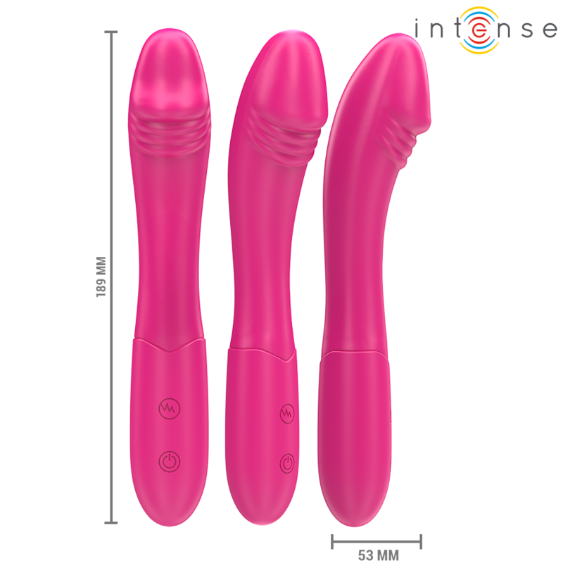 Vibrador Flexível Rosa Intense Belinda 19 cm com 10 Modos