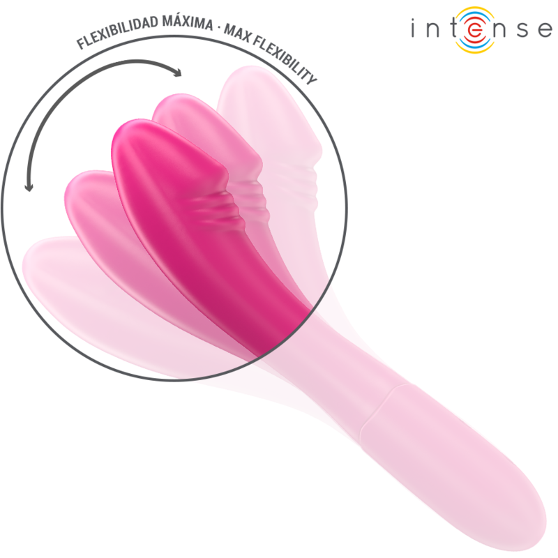Vibrador Flexível Rosa Intense Belinda 19 cm com 10 Modos
