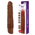 Vibrador Realista Castanho Pretty Love Kessler com Penetração